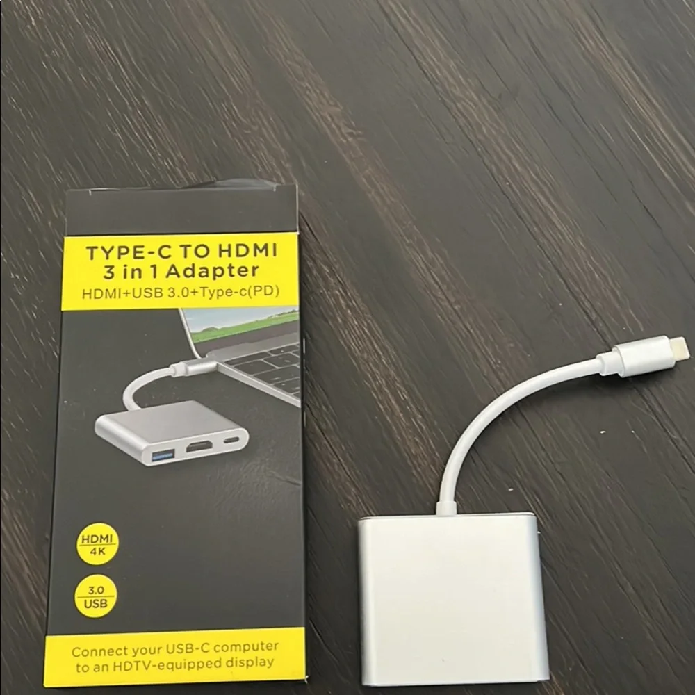 Adapter 3 in 1, HDMI + USB